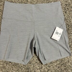 Nike Women's Light Gray Bike Shorts